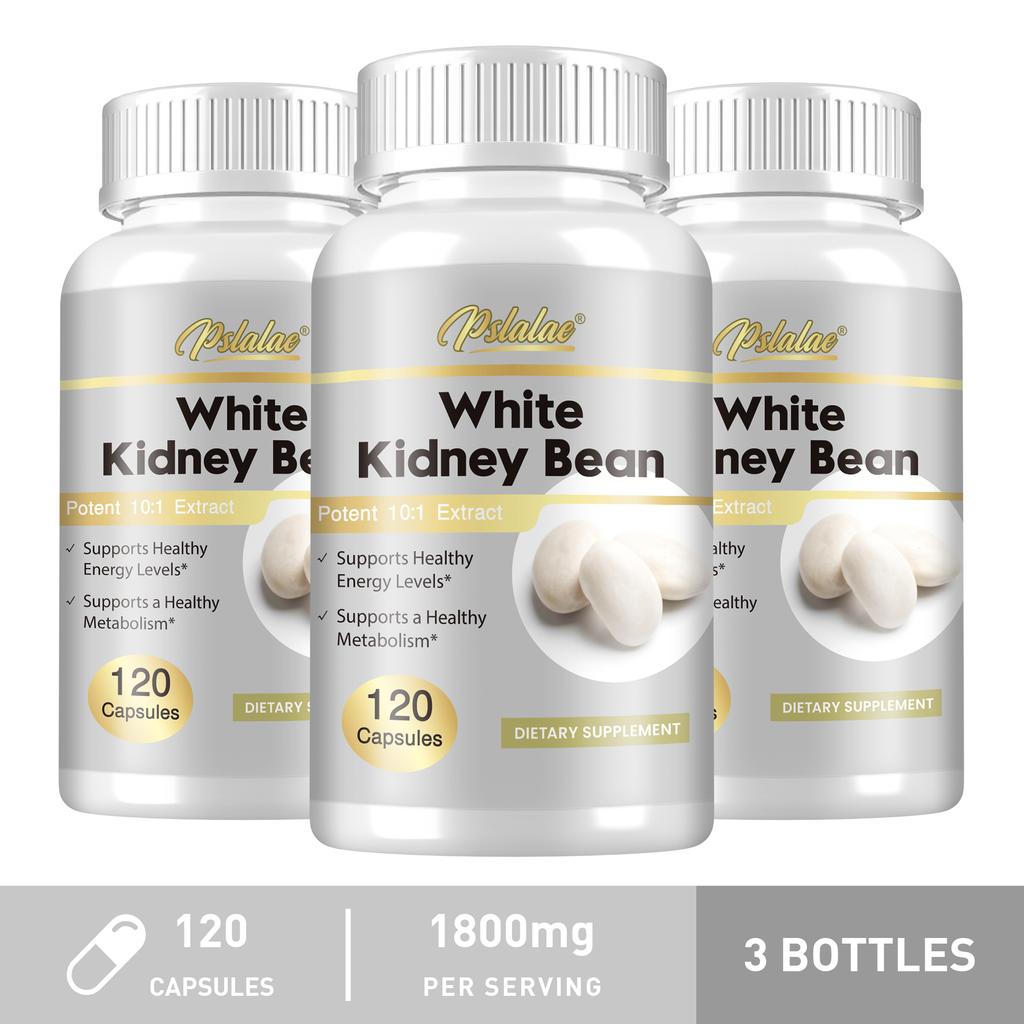 Pslalae White Kidney Bean Extract Capsules, made with pure natural white kidney bean ingredients, gentle formula, suitable for both men and women.