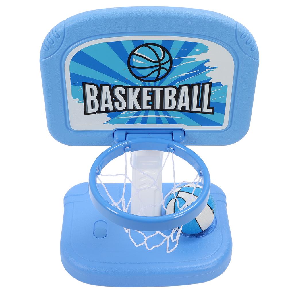 Баскетбольное кольцо для бассейна с регулируемой высотой, интерактивный игровой набор для баскетбола у бассейна с 2 мячами и насосом