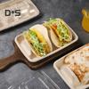 10/20Pcs Disposable Taco Holders for Parties Sturdy Taco Tray Holder with Dividers Eco-Friendly Taco Plates Packaging Box for Events Taco Bar Serving