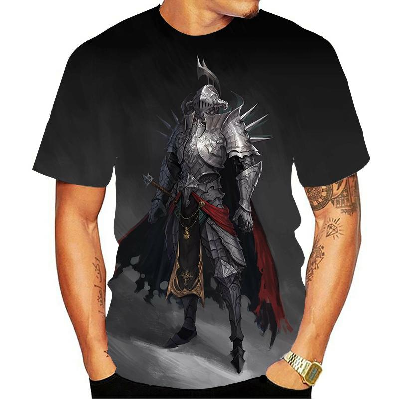 Knights Templar 3D Print T Shirt Knights Templar Fashion Casual T-Shirts Men Women Hip Hop Harajuku Streetwear T Shirt Tee Tops