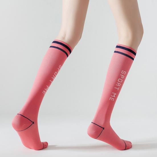 Compression Stockings Long Tube Anti-Fatigue Super Soft Anti-friction Good Stretch Socks for Running