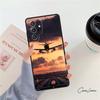 Чехол для телефона Самолет Летать Путешествие Для Samsung Galaxy S24 S25 S23 S22 Ultra Note 10 20 Plus S20 S21 FE