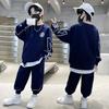 Boys Sweatshirts +Pants Kids Suits 2PCS Set Cotton  Spring Autumn Cotton Jogging Suit Teenagers Christmas Gift Childr