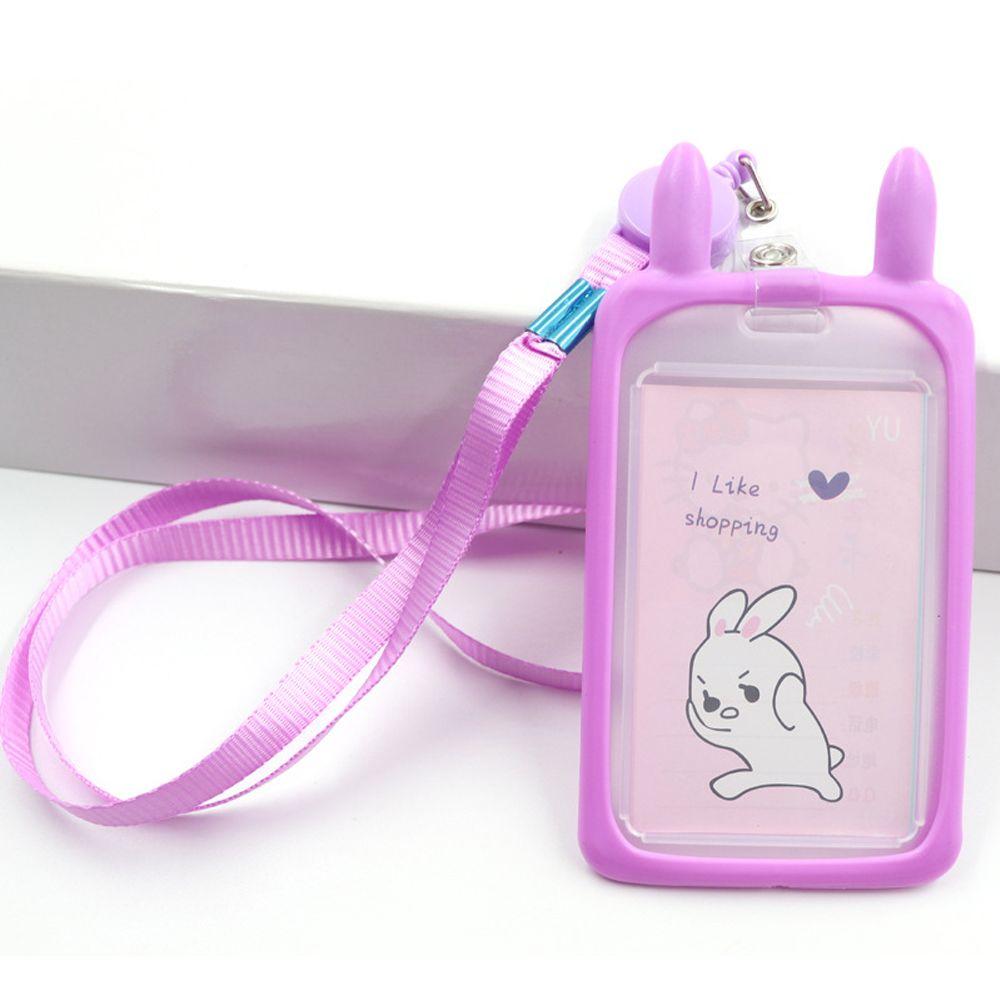 Кошачья идентификация, выдвижная катушка, шнурок, чехол для автобусной карты, держатель для карты, чехол для удостоверения личности, чехол для кредитной карты