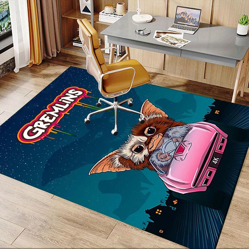 Gremlins Mogwai Office Chair Mat Home Decor, Sofa Rug, Office Carpet Gift for Gremlins FansPerfect for Bedrooms & Living Rooms