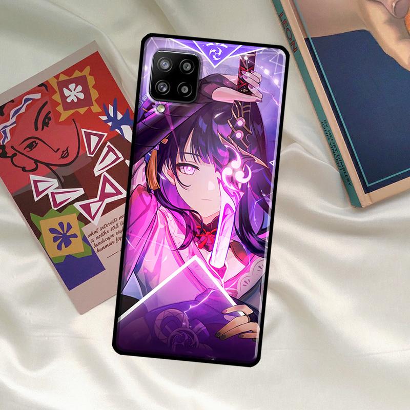 Чехол Genshin Impact Райдэн Сёгун Баал Для Samsung Galaxy A06 A16 A56 A36 A26 A54 A34 A14 A52 A32 A12 A13 A33 A53 A15 A35 A55