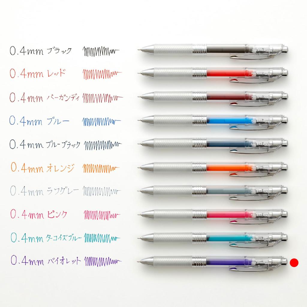 [Pentel] EnerGel Gel Ink Refill 0.4mm Violet XLRN4TL-V, Pack of 10