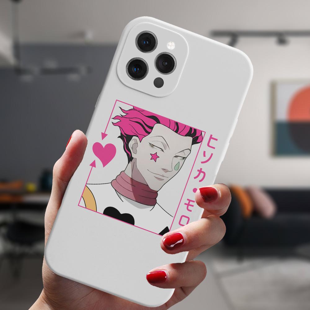 Для Iphone 13 11 12 14 Pro Max Mini Xs Xr 14plus белый чехол аниме Hunter X Hunter Killua Hisoka силиконовый защитный чехол