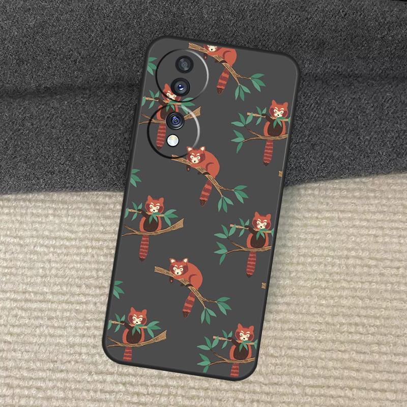 Red Panda Cute Case For Honor Magic 7 Pro 5 6 Lite Honor 200 Pro X9b X9a X8b X8a X8 X9 X9c 50 70 90 Cover
