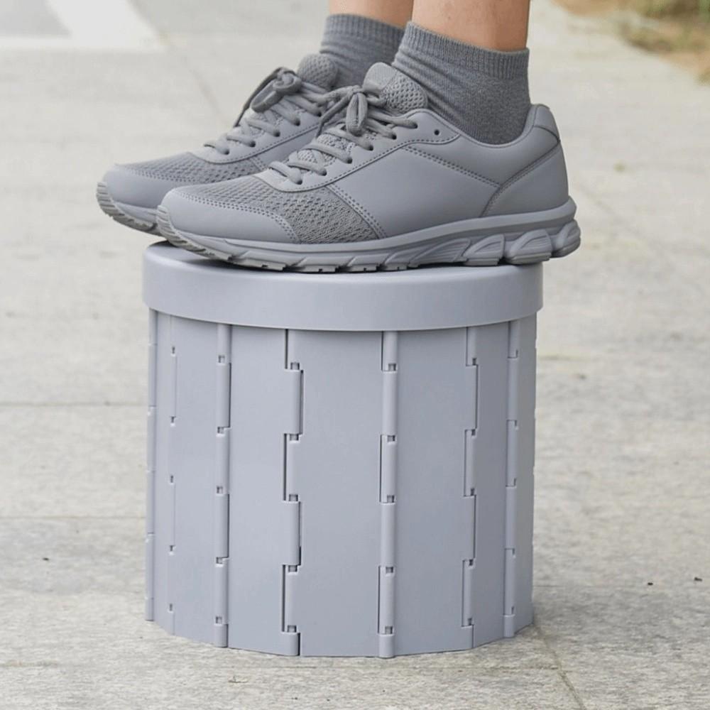 Водонепроницаемый портативный горшок с сумкой для хранения, автомобильная мусорка, складной туалет для улицы для взрослых