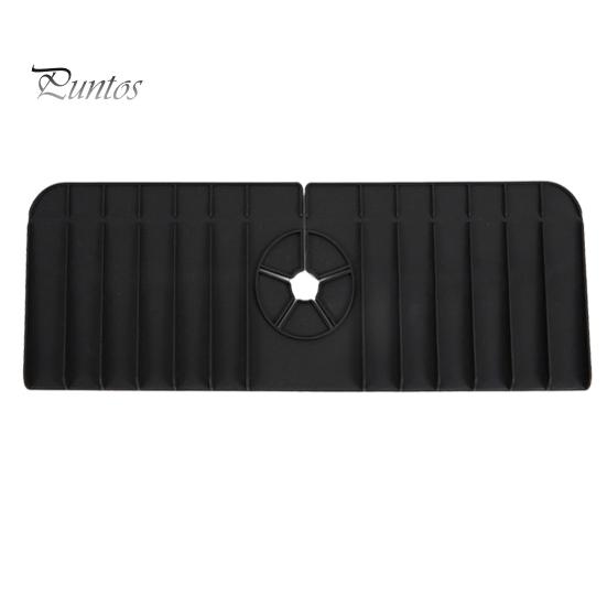 Многофункциональный силиконовый кухонный сливной коврик, брызгозащищенный сливной коврик для крана, противоскользящий складной защитный коврик для раковины