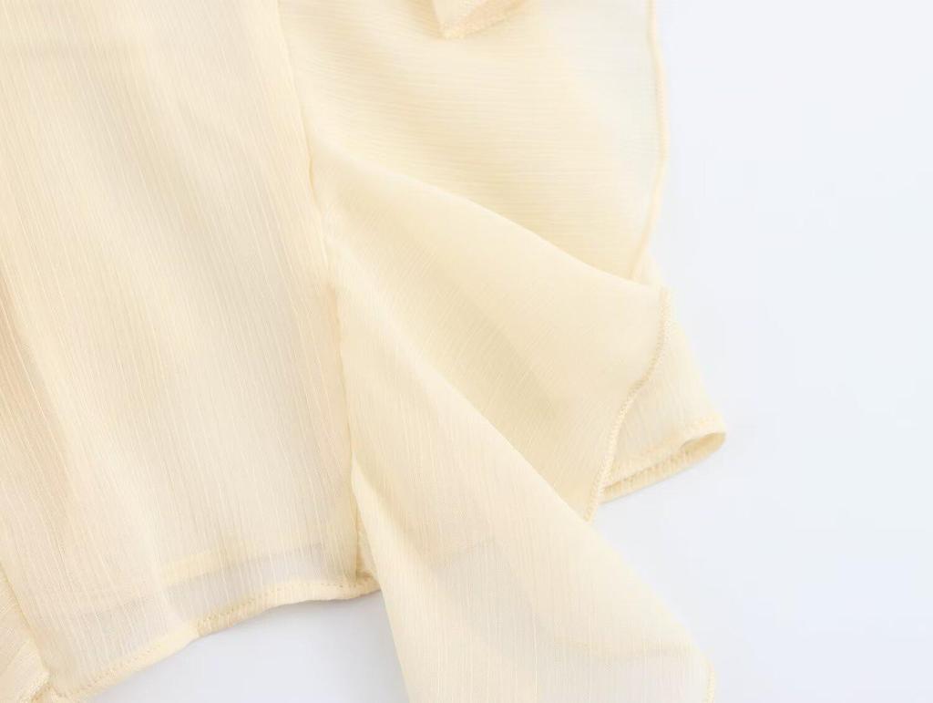 TAOP&ZA Женская летняя блузка с многослойными оборками