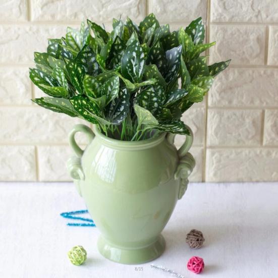 1 букет искусственная трава пластиковые растения комната офис дом сад бонсай декор