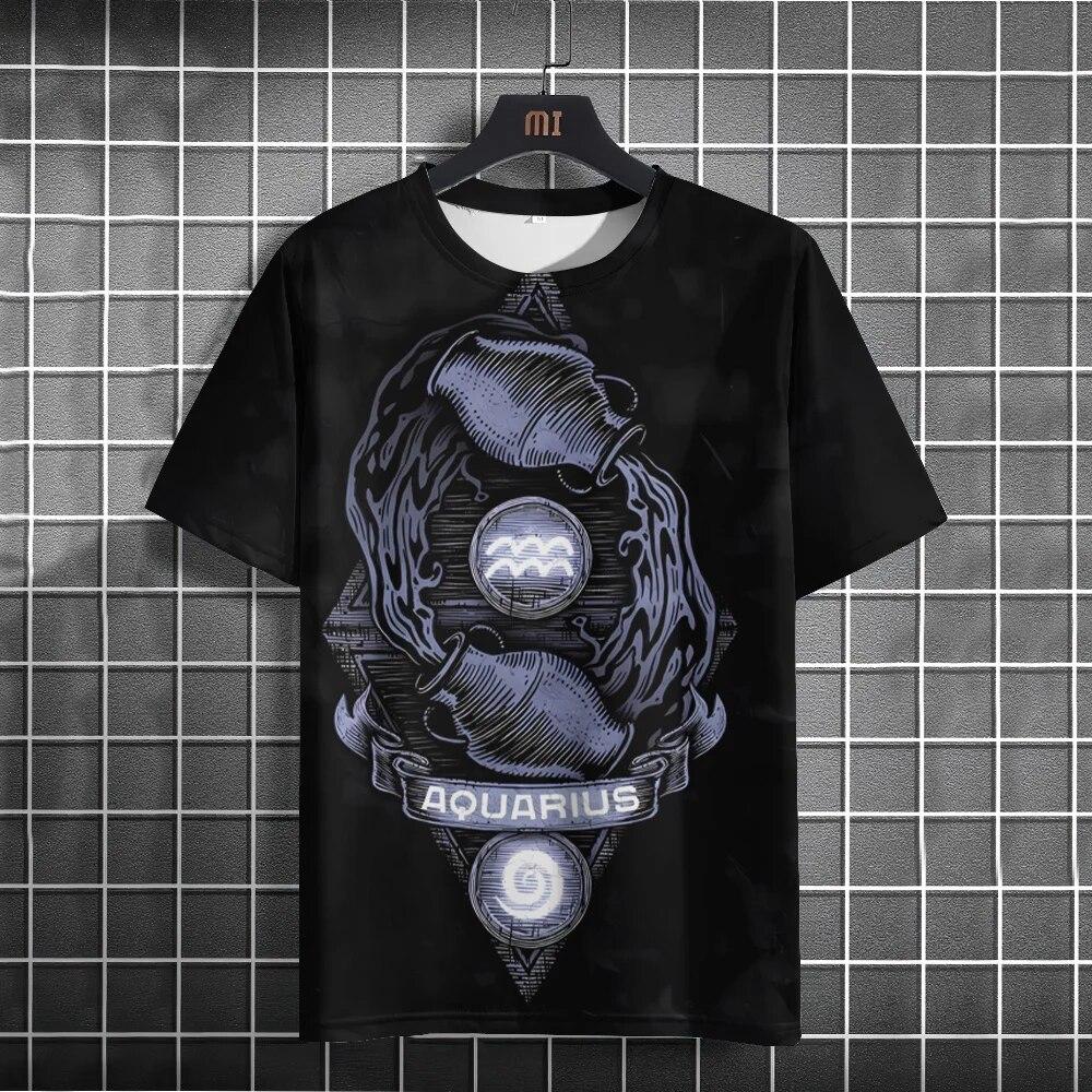 Мужская футболка, летняя одежда с животными, мужская футболка большого размера с воротником на воротнике, новые мужские топы с короткими рукавами и 3d принтом, персонализированные наряды