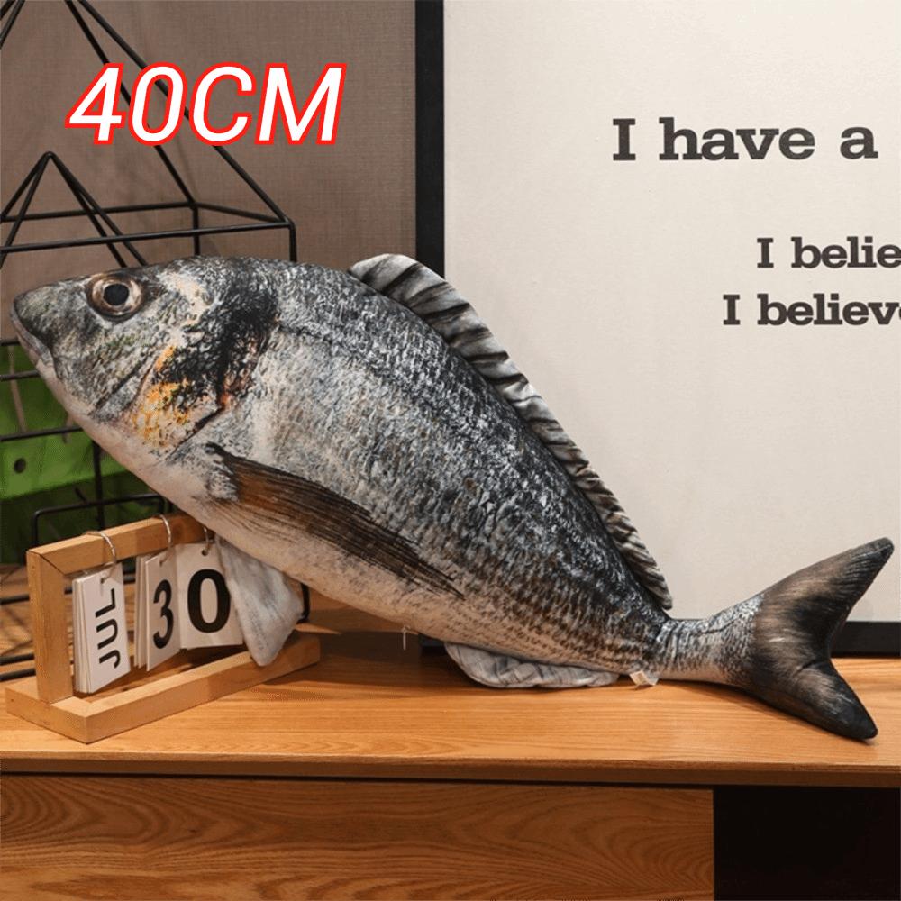 Realistic Stuffed Animal Pillow 40/60cm Carp Plush Pillow Simulation Fish Plush Toy Birthday Gifts