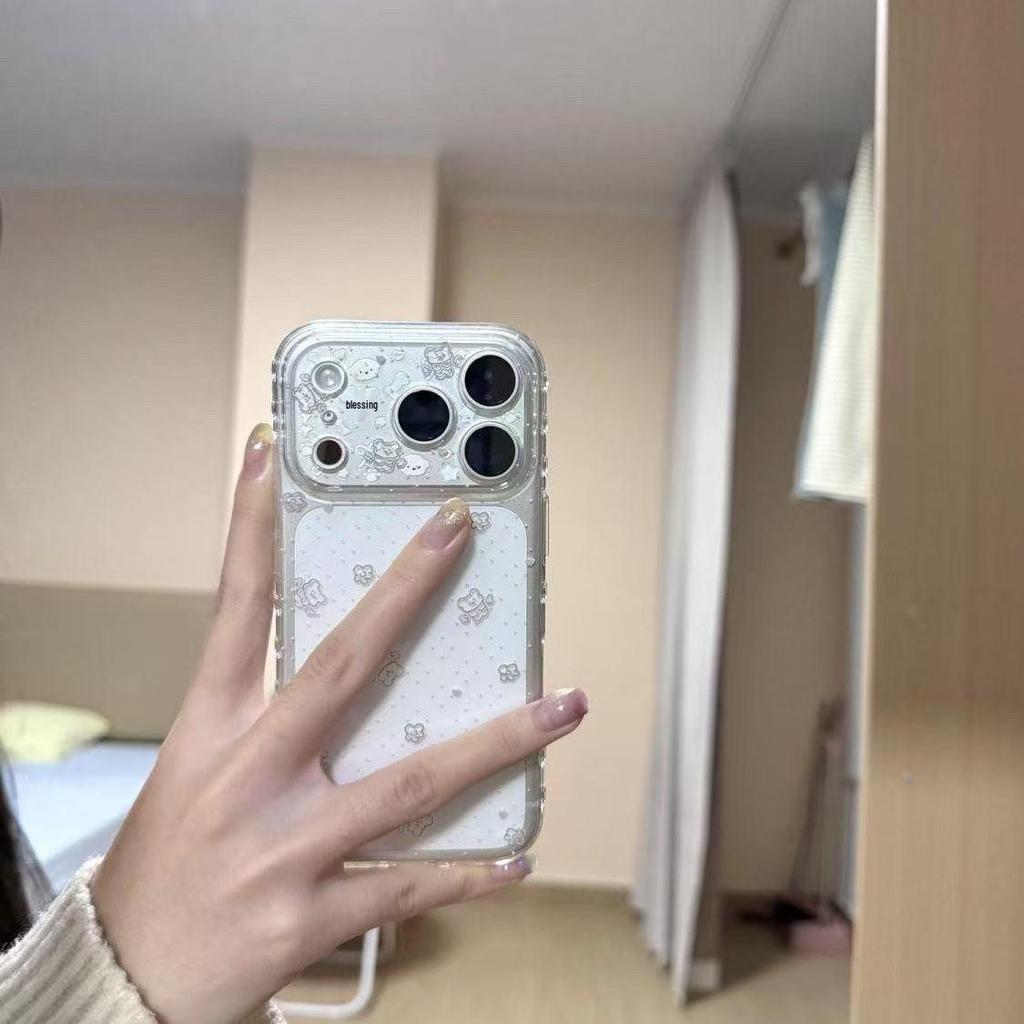 Маленький чехол в горошек с защитой от падений для Apple 11, 13 Pro, 14, 15, 16, 17 Pro Max