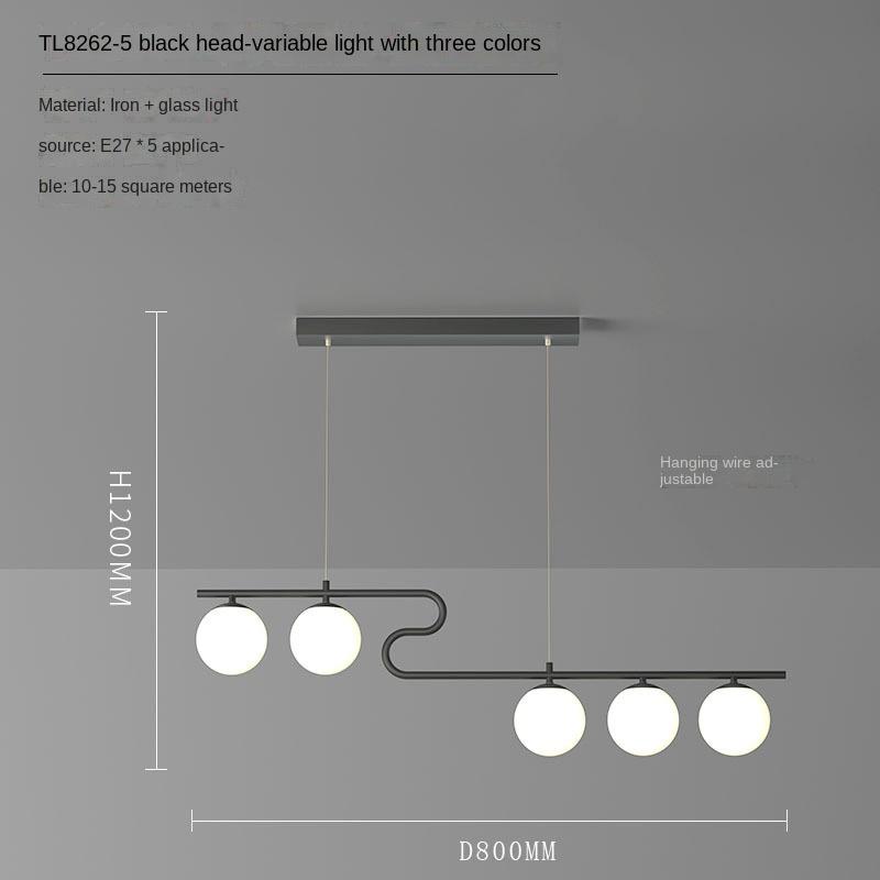 Подвесной светильник Nordic Golden Lustre, светодиодный стеклянный шар, потолочный подвесной светильник для столовой, гостиной, кухонного острова, внутреннего декора