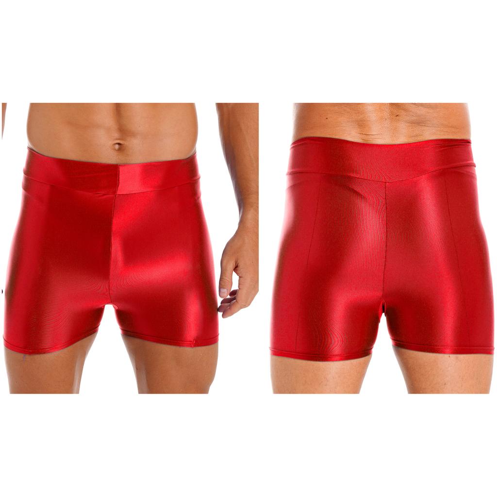 Мужские глянцевые шорты для плавания, купальники, короткие леггинсы для занятий спортом, йогой, серфингом