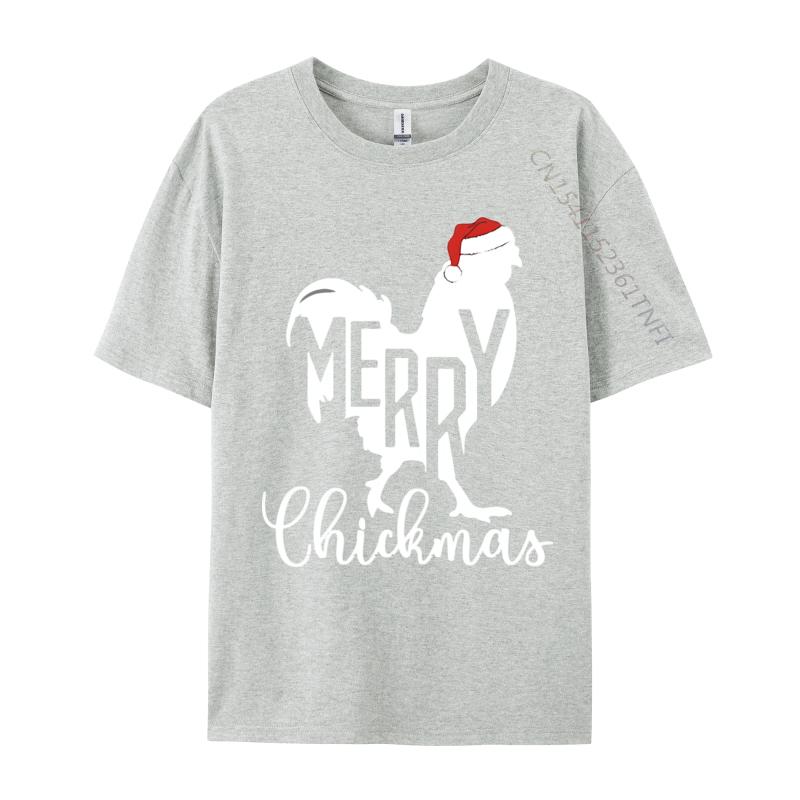 Merry Chickmas Vintage Tshirt White Cotton Tops Shirt Group Latest Preppy Style T Shirt Brand T Shirt