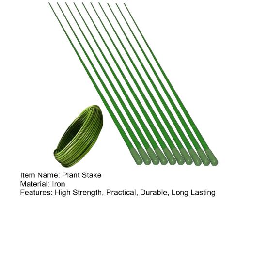 Гибкие опорные колья для растений с одним стеблем, высокопрочные, простые в использовании, защита от ветра, колья для уличных растений в помещении