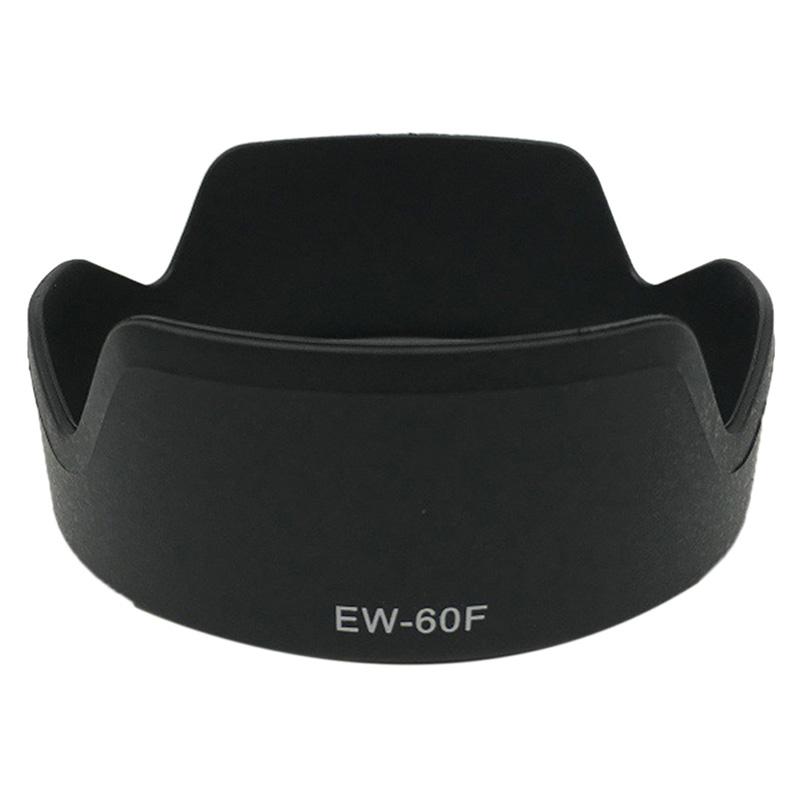 1Pc Black Plastic EW-60F Lens Hood For EF-M 18-150 Mm F/3.5-6.3 IS STM Lens