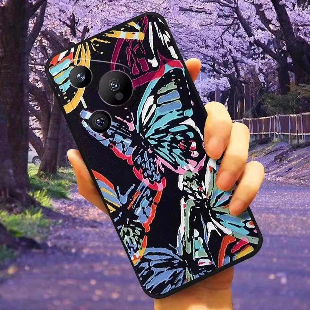 Чехол для Moto Edge 50 Pro / 50 Fusion / 50 Ultra, силиконовый чехол с 3D цветочным тиснением, чехлы для Motorola Moto Edge 50 Fusion
