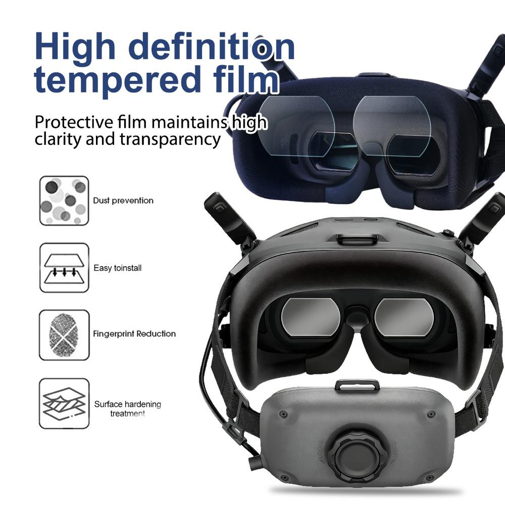 1-5 комплектов Защитное стекло для экрана DJI Goggles N3 Полное покрытие Защитная пленка для DJI N3 AR HD Защита от царапин Прозрачное стекло