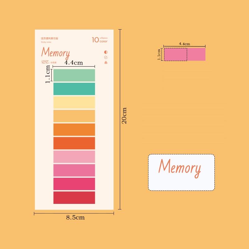 1 шт. романтический цветной блокнот для заметок для домашних животных, липкие заметки 14 см, линейка, индексные наклейки, книжный маркер, офисная школа