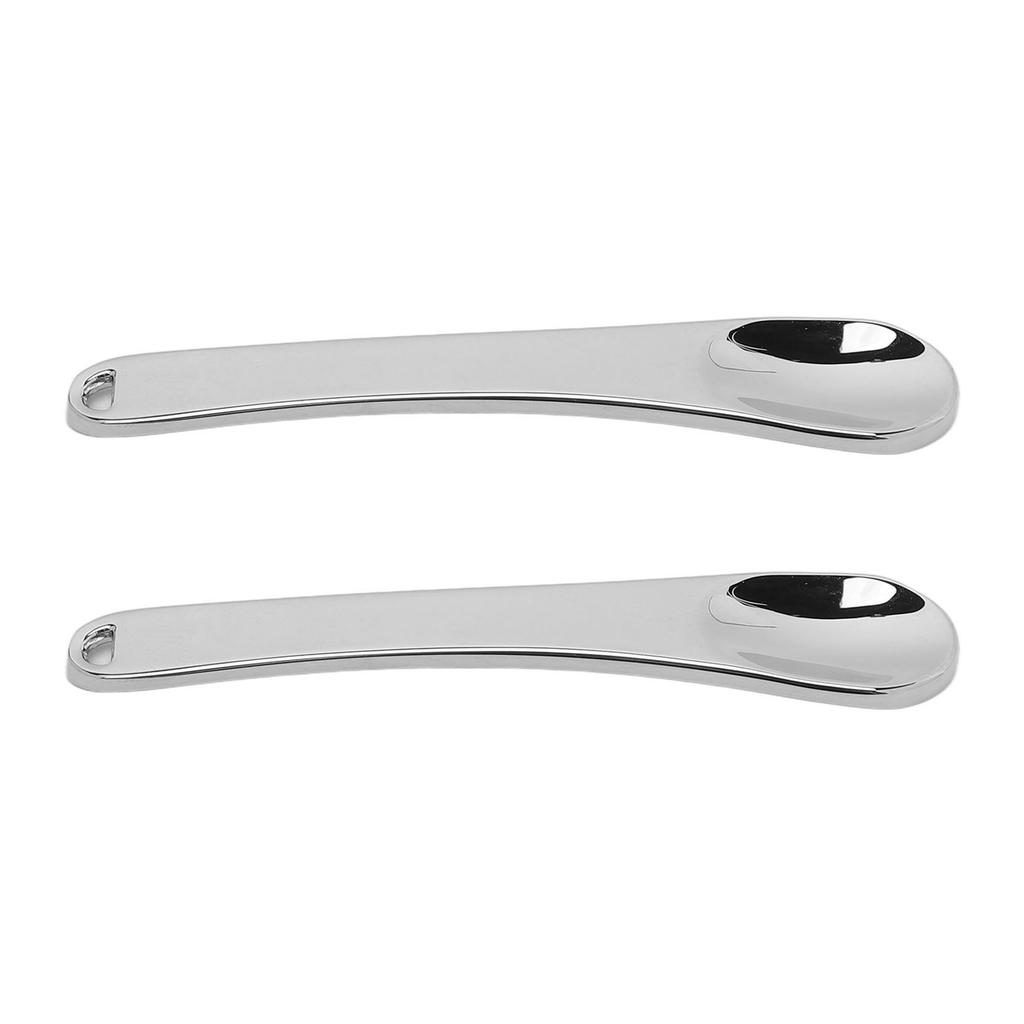 2PCS Eye Cream Spoon Stainless Steel Makeup Applicator Spoon Skin Care Cosmetic Tiny Spatula