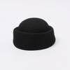 Wool Dome Pillbox Hat Warm Insulation Round Top Hat New Air Hostess Hat  Travel