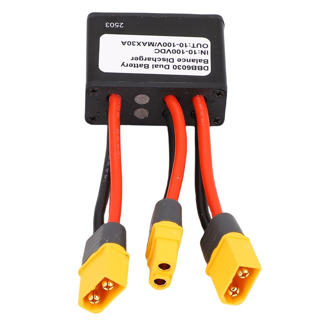 Электрический преобразователь разряда двойной батареи 30А 1000 Вт Переключатель-балансир двойного аккумуляторного блока с портом зарядки для велосипеда