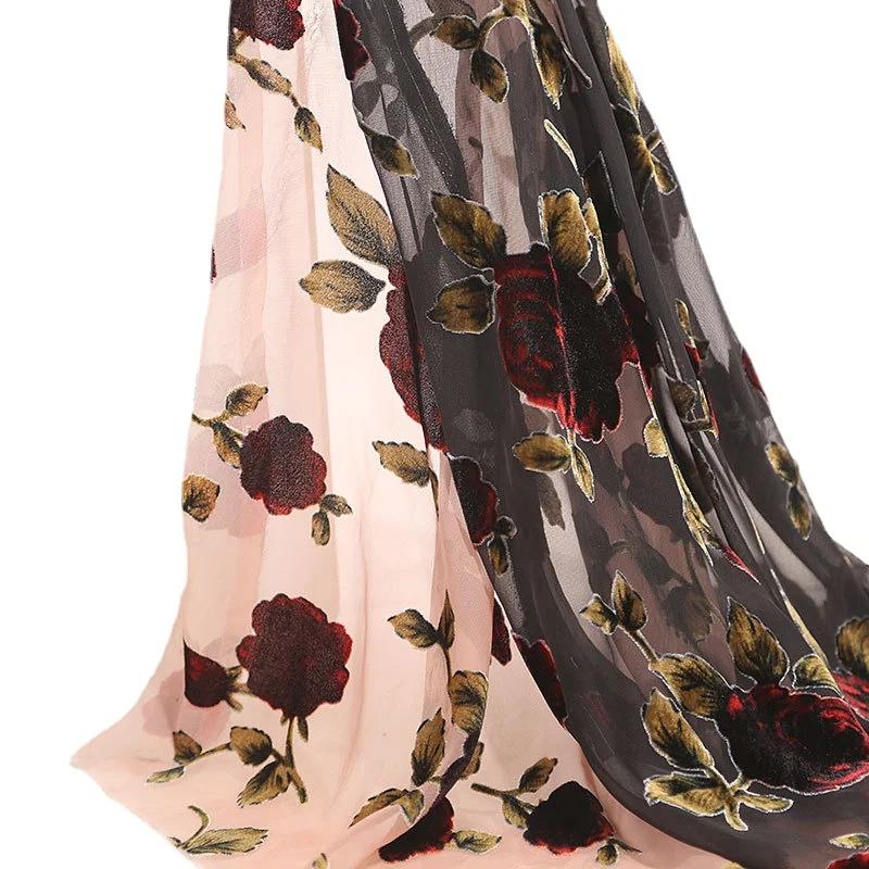 Брокат с цветочным принтом, Бархат, Жаккардовая ткань, Ткань с выжиганием (burnout velour), Африканское кружево, Тюлевые ткани для платья, DIY, Шитье, Одежда