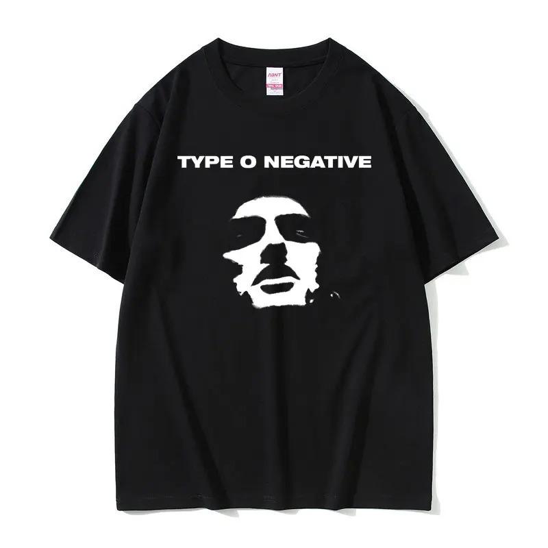 2026 Рок-группа Type O Negative Suspended In Dusk Базовая футболка Мужская Женская Модная Повседневная Футболка Мужская Винтажная Оверсайз Топы Футболки