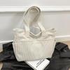 2025 Women's Corduroy Tote: Lightweight, Large-Capacity Fashion Shoulder Bag