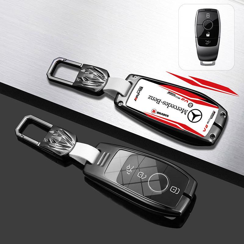 Чехол-сумка для автомобильного ключа для Mercedes Benz A B C E S V R-Класса C43 CLA GLA GLB GLC GLK SLK SL Vito W211 W203 W204 W210 W124 AMG W2