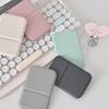 Convenient tabletop vanity mirror, portable small leather mirror