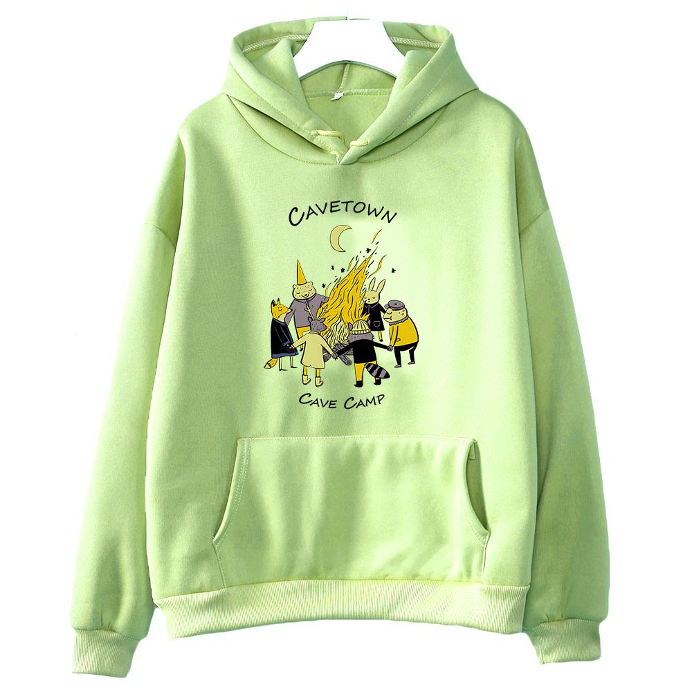 Cavetown Hoodies Женские толстовки с рисунком из мультфильмов с флисом Женские Мужские пуловеры Осень Зима Sudaderas Con Capucha Printing