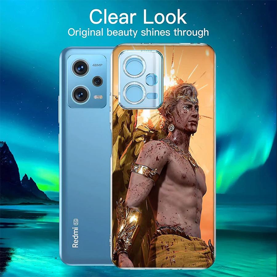 B-Baldur's Gate 3 BG3 Астарион Чехол для телефона Для Redmi Note 13 5G 14 Pro Plus Redmi 12 12C 13C 14C 10 10A 10C 9 9C 9T 9A 8 8A K70 P