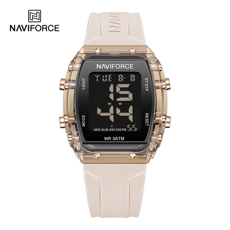 Naviforce Цифровые часы для мужчин, женщин, унисекс, водонепроницаемые наручные часы для детей, подарок 7102