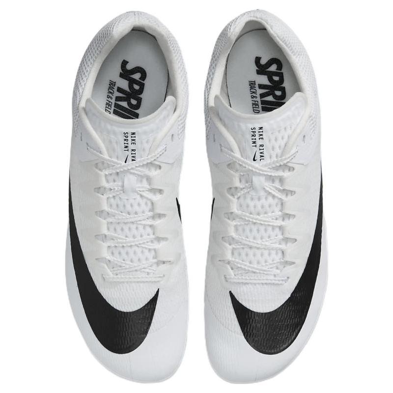 Nike Air Zoom Rival Sprint Spikes 'White Black' Sneakers Casual DC8753-100