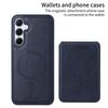 For Samsung Galaxy A55 5G Magnetic Case BETOPNICE RFID Blocking Leather Phone Back Cover with Detachable Card Bag
