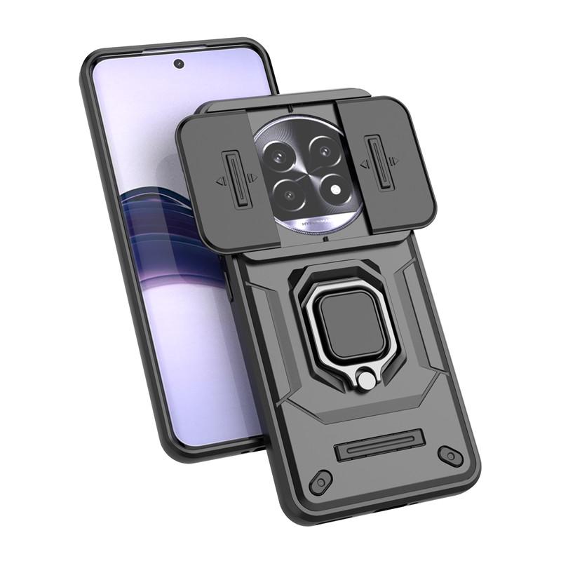 Для Realme 13 Pro Plus Чехол Slide Camera Lens Чехлы Realme 13 Pro 13 Pro Plus Чехол Противоударный бронированный ПК Чехол Realme 13 Pro Plus