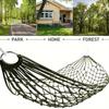 A Set Outdoor Camping Camping Hammock Single Hammock Nylon Rope Hammock Mesh Nylon Rope Outdoor