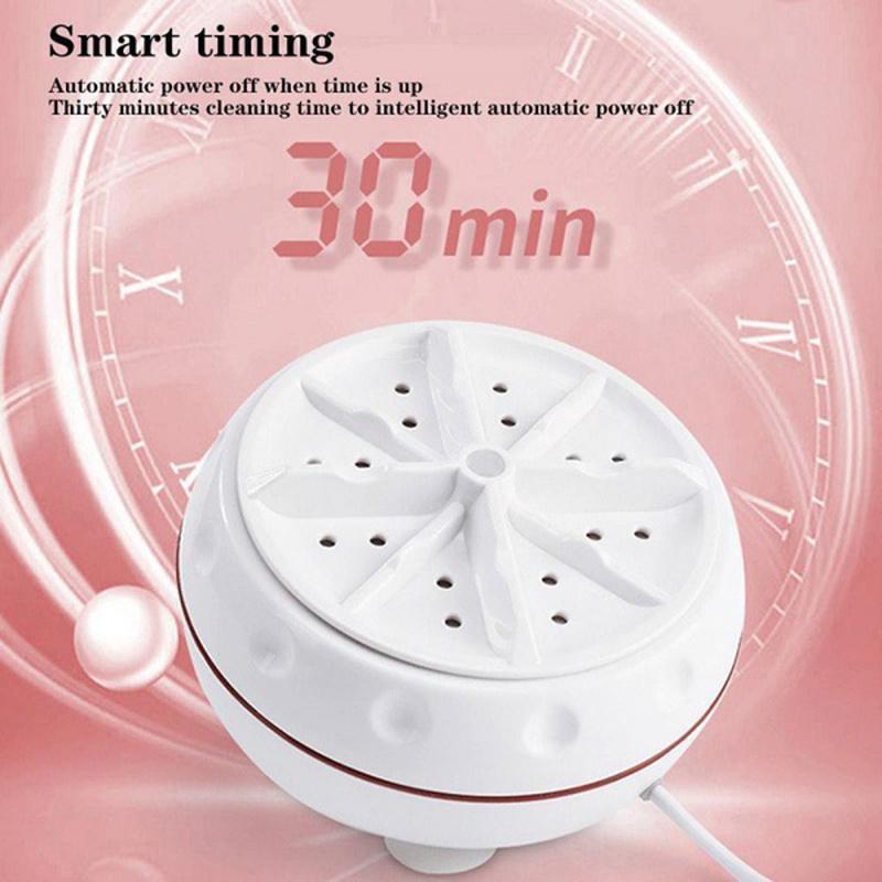 Mini Portable Washing Machine USB Powered Washer Home Travel
