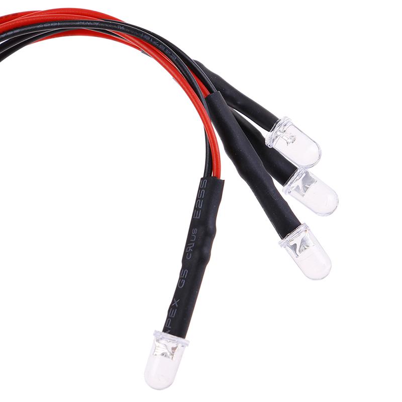 4 шт. Светодиодный прожектор, потолочный светильник, абажур для радиоуправляемого краулера 1/10 Axial Scx10