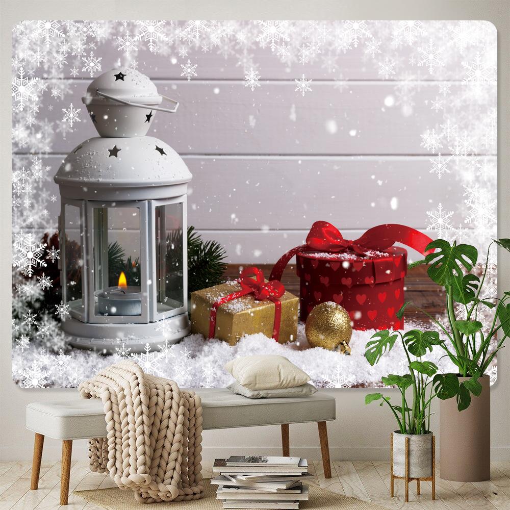 Рождественское окно, настенный подвесной психоделический сценарий, украшение дома, гобелен, хиппи, богемный декор для спальни, фоновая ткань