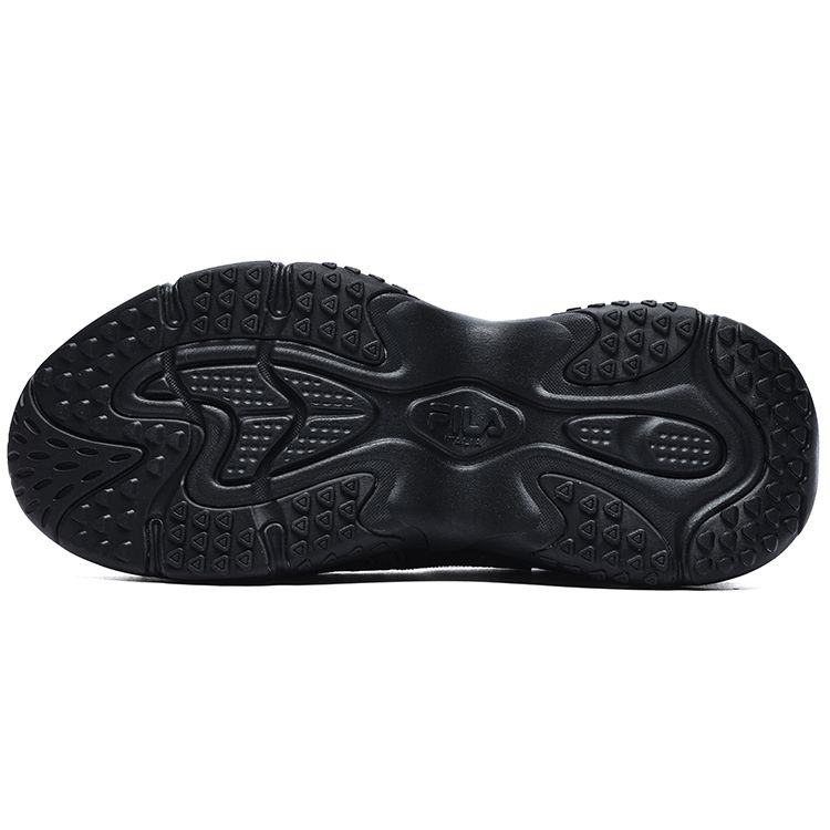 Fila Арка Ткань Синтетическая Кожа Ретро Спорт Универсальные Толстая Подошва Износостойкие Увеличивающие Рост Низкие Повседневные Кроссовки F12W241118FBK