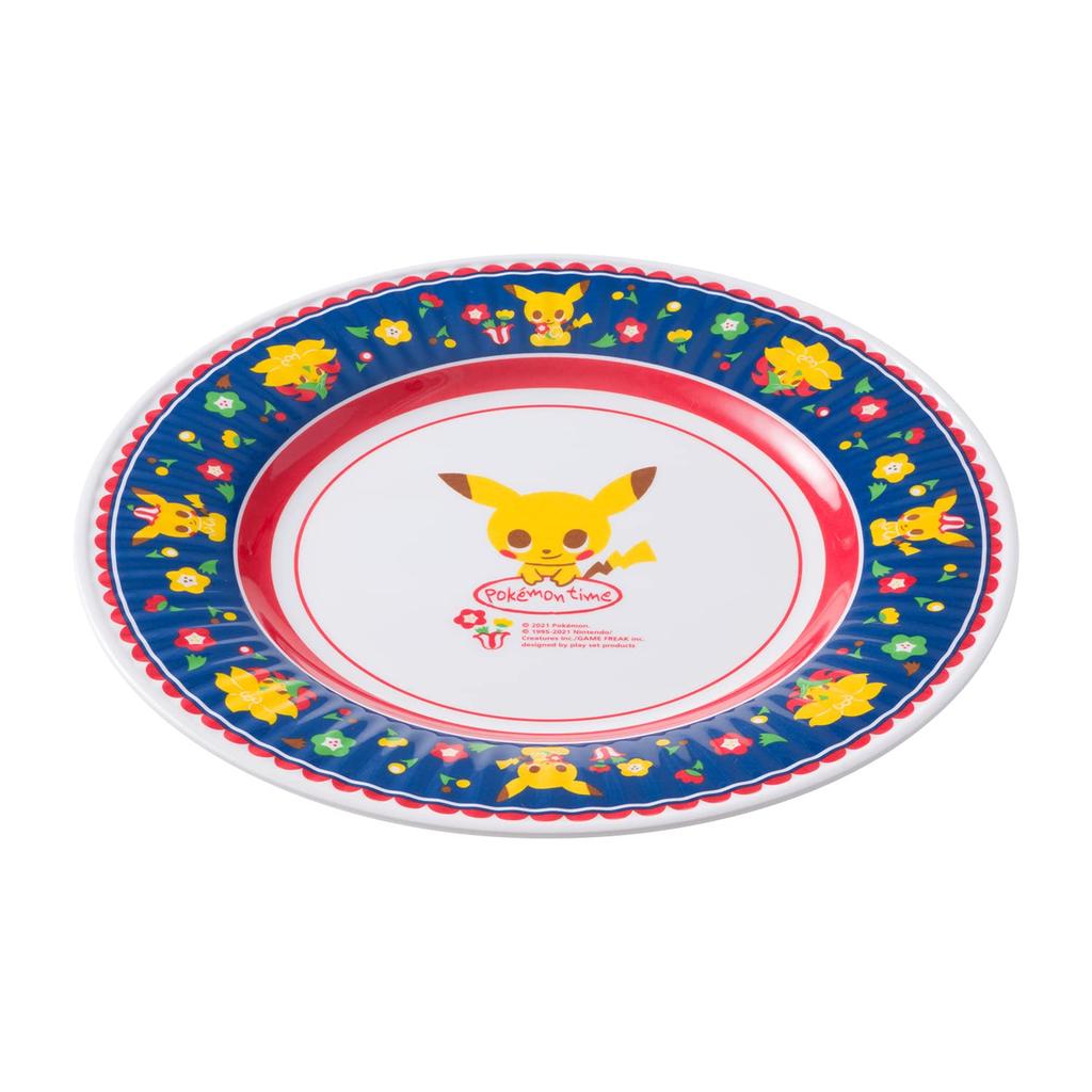 Center Original Melamine Plate Time Pikachu Red Pokémon Pokémon