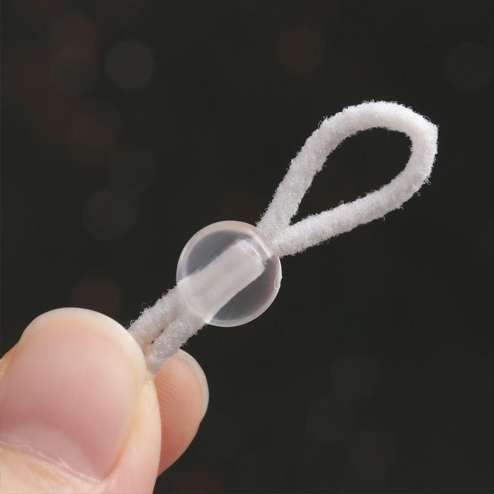Cap Accessories Elastic Band Drawstring Button Adjustable Beads Mask Buckles Flat Spiral Buckle