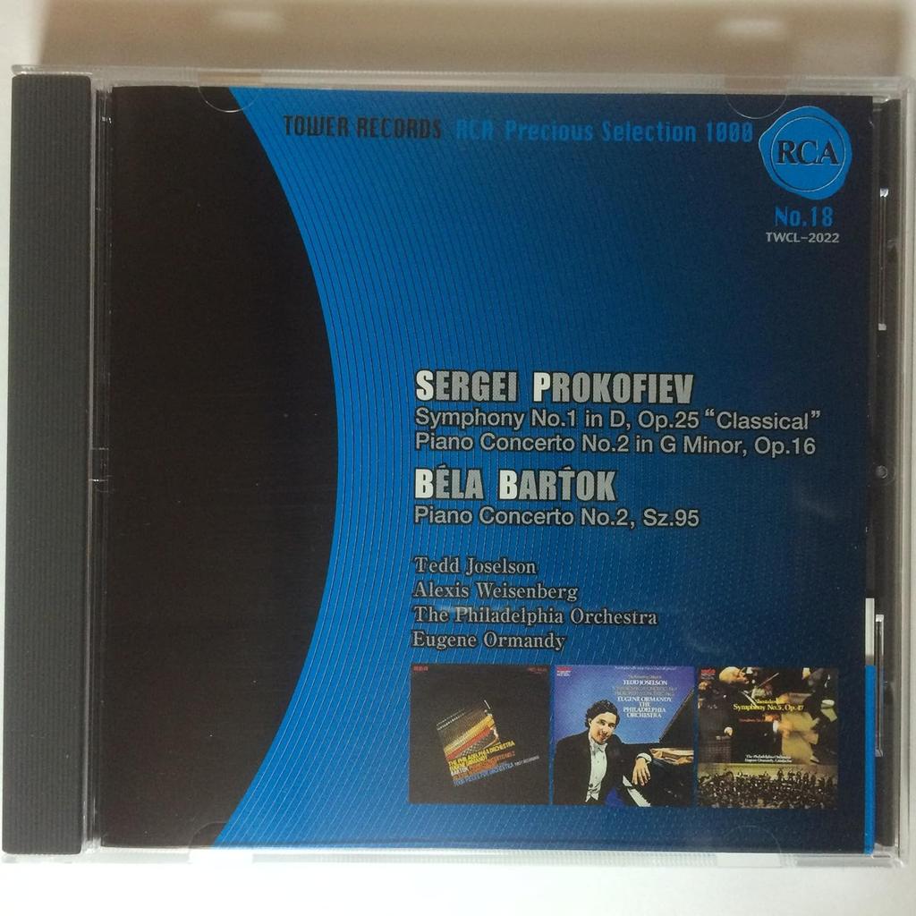 CD S. PROKOFIEV B. BARTOK EUGENE ORM Prokofiev Classical SymphonyPiano TWCL2022 Japan ObiClassical Used